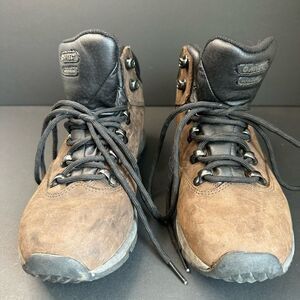 Hi-Tec Waterproof Brown Suede Walking‎ Hiking Boots Size US 6.5